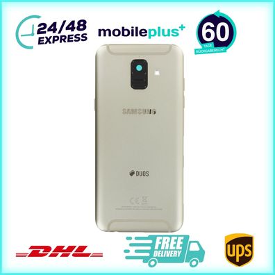 Original für Samsung Galaxy A6 2018 A600F Duos Akkufachdeckel Gold GH82-16421D
