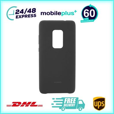 Original Silikon Handyhülle für Huawei Mate 20 Schwarz 51992615