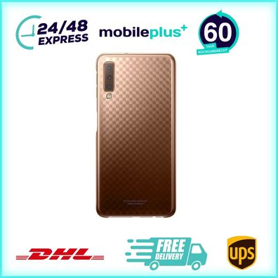 Original Hardcover Handyhülle für Samsung Galaxy A7 2018 Gold EF-AA750CFEGWW