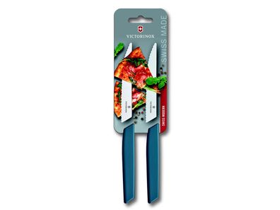 Swiss Modern, Steak und Pizzamesser, 2tlg,12cm, ellen, ornfl.,