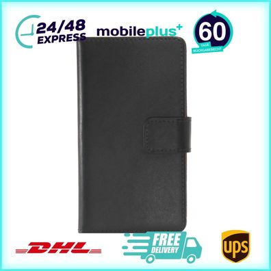 Lederhülle Handyhülle für Sony Xperia Z Schwarz 4250710507870