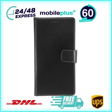 Book Case Handyhülle für Galaxy A700 Schwarz Leder 4250710560868