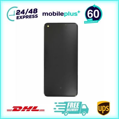 OEM Display Unit + Frame for OPPO A74 5G black