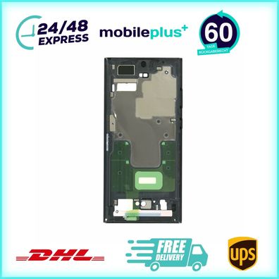 Original Mittelrahmen für Samsung Galaxy S23 Ultra S918 schwarz GH96-15833A