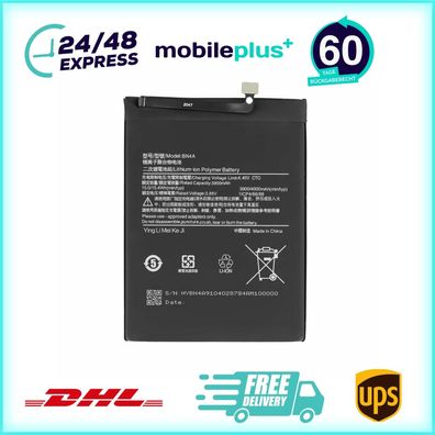 BN4A Akku für Redmi Note 7 7 Pro 4000 mAh Ersatzakku Batterie wie Original