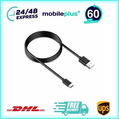 Original Samsung USB-A-zu-USB-C-Kabel 2er-Pack schwarz EP-DG930MBEGWW