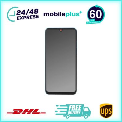 Display für Huawei P30 Lite LCD + Rahmen Blau Bildschirm Touch