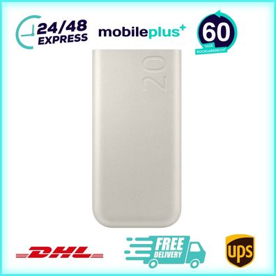 Original Samsung EB-P4520XUEGEU Powerbank 20000mAh 45W USB Beige