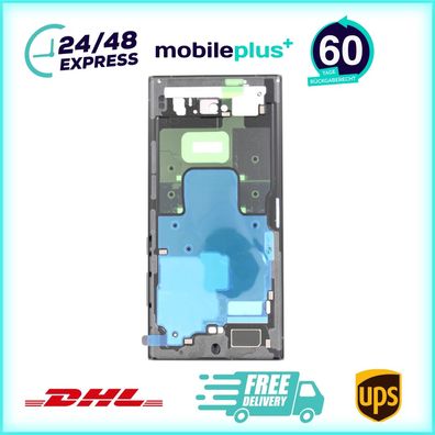 Original Mittelrahmen für Samsung Galaxy S23 Ultra S918 grau GH96-15833E
