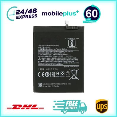 MPS-Akku für Xiaomi Redmi Note 6 / Note 6 Pro 4000 mAh BN46