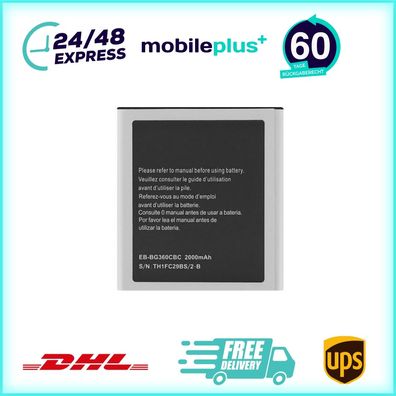 Akku Samsung Galaxy Core Prime G360 J200 2000mAh EB-BG360BBE Batterie Ersatzakku