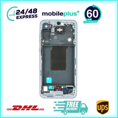 Original Mittelrahmen für Samsung Galaxy A55 SM-A556 eisblau GH82-34309B