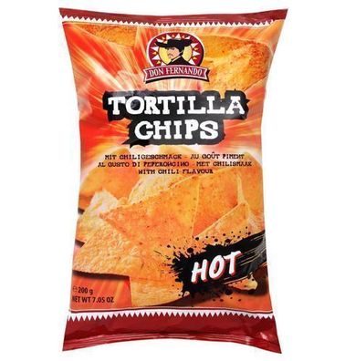 Don Fernando Nachos Tortilla mit Chili - 200 g Packung