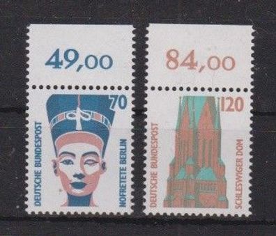 BRD 1988 postfrisch SWK mit Oberrand MiNr. 1374-1375