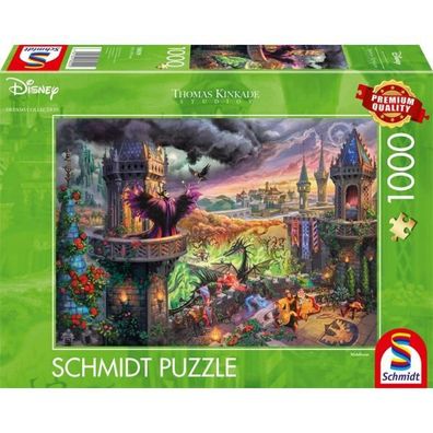 Disney Maleficent Puzzle 1000 Teile Thomas Kinkade Collection bösewicht villain