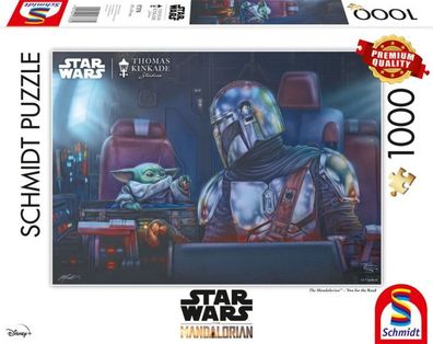 Lucas Film Star Wars The Mandalorian Two for the Road 1000 Teile Puzzle schmidt