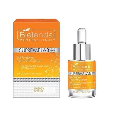 Bielenda SupremeLab Energy Boost 5% Öl Tetra-Vit C Serum, 15ml