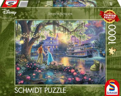 Disney Küss den Frosch 1000 Teile Puzzle princess and the frog tiana prinzessin