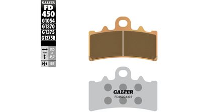 GALFER Bremsbelag "FD450" Satz G1375, Sintermetall Straße &amp; Sport