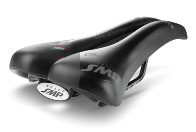 SELLE SMP Sattel "Extra Gel" Echtleder, weiche Pol schwarz