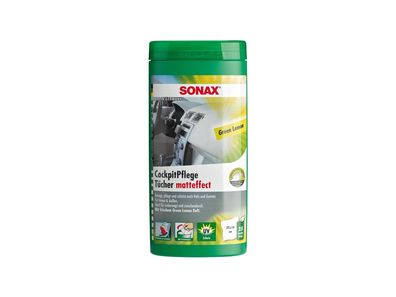 SONAX Kunststoffpflege "CockpitPflegeTüc mit frischem Green Lemon Duft