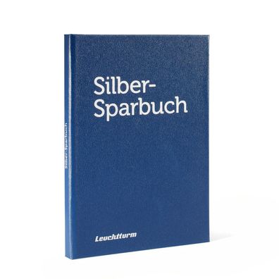 PRESSO Silber Sparbuch für 6 x 20€ Gedenkmünzen, blau (370364)