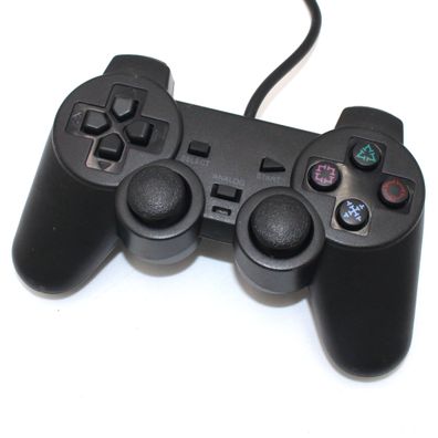 Sony PS2 DualShock 2 Controller schwarz (Playstation 2) Zubehör Third Party gebraucht