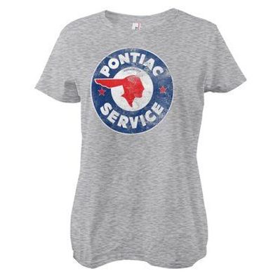 Pontiac Damen T-Shirt Service Logo Girly Tee GM-5-PONT001-H50-7