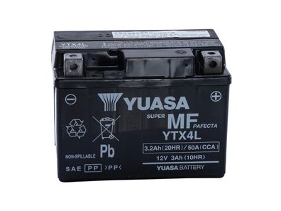 Batterie "YTX4L-BS" ETN: 503 014 003 Yuasa, MTF, wa