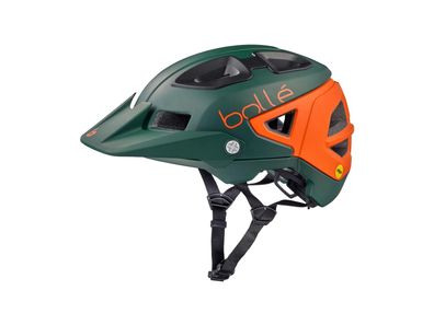 BOLLÉ MTB-Helm "Trackdown MIPS" Adjustable Visor - green orange,