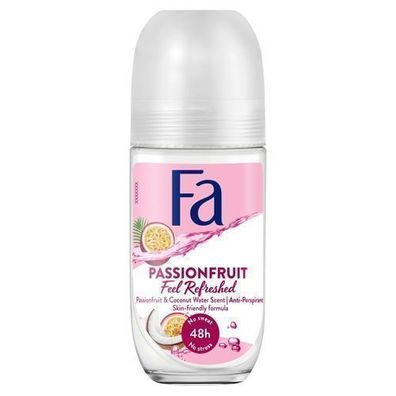 Fa Passionfruit Deo-Roller, Kokosduft, 50ml