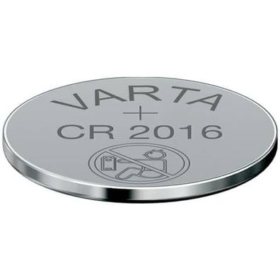 VARTA Batterie Knopfzelle, im Blister, für Langzei CR2016 (3 V, 9