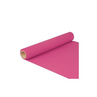 Papstar Tischläufer, Tissue "ROYAL Collection" 5 m x 40 cm fuchsia | Schrumpffolie (1