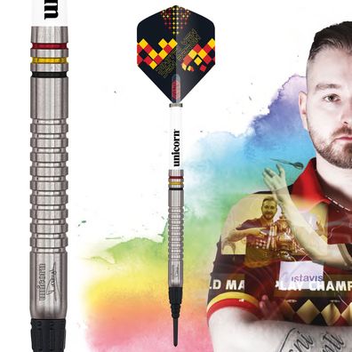 Unicorn Premier 2022 Dimitri van den Bergh Soft Darts / Verpackungseinheit 1 / 20 Gr