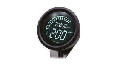 Daytona Tachometer "Velona 60 Dark Twin" Integrier Anzeige bis 39