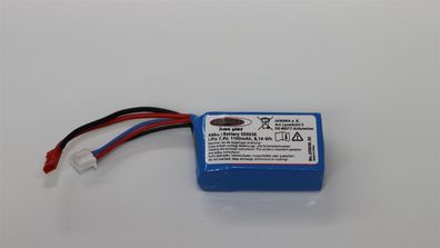 Jamara - 059036 - Akku Sparkle / Flyscout / SoleV3 - 7,4 Volt 1100mAh Li-Polymer