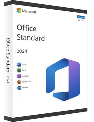 Microsoft Office 2024 Standard | Vollversion | 1PC | Kein Abo