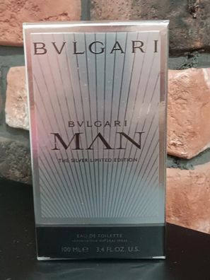 Bvlgari MAN THE SILVER Limited Edition 100 ML EAU DE Toilette