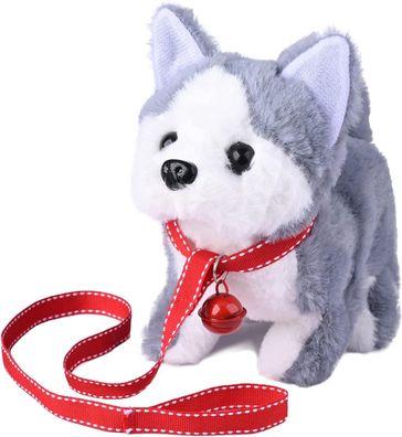 Plüsch-Husky, elektronischer interaktiver Hund, Geschenk für Kinder