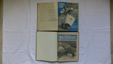 Illustrierter Motorsport 1956 + 57 , gebunden , DDR Oldtimer