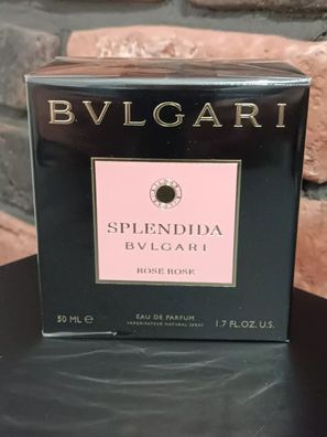 Bvlgari Splendida ROSE ROSE 50 ml EAU DE PARFUM NEU