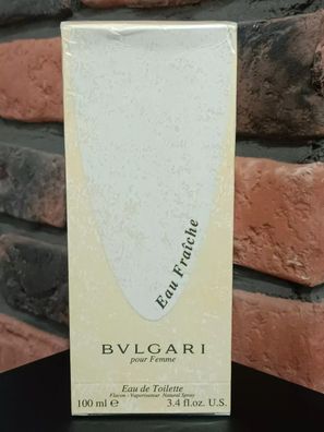 Bvlgari POUR FEMME EAU Fraiche 100 ml EAU DE Toilette NEU