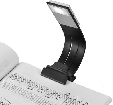 Clip-on Buch Lampe USB Aufladbare LED Lese Lampe, flexible 4-level dimmen