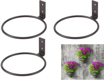 Wand-Pflanzgefäßhaken, Blumentopfhalter-Ring für Innen- und Außendekoration