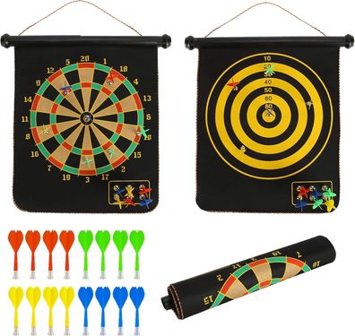 Magnetische Dartscheibe, 16 Dartpfeile, Sicherheitsspielzeug für Kinder