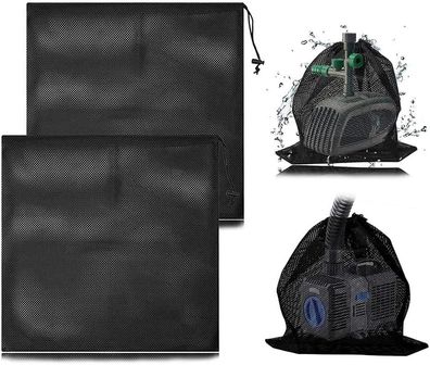 2er Set Mesh Pumpe Tasche, Pumpe Schutz Tasche für Wasserpumpe