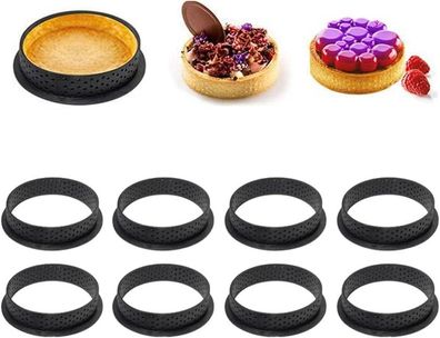 Perforierte Kuchenform Cutter, Runde Mousse Form, Tartlet Kreis Ring