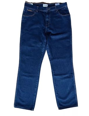 Wrangler Herren Jeans Texas 821 Authentic Straight Gerade Dark Stone Blau 36/34