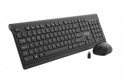 INCA IWS-519 Wireless Kabellos Multimedia Slim Chocolate Design Tastatur & Maus Set