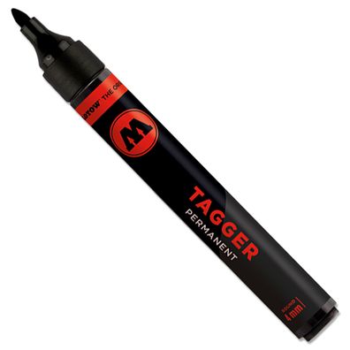 Molotow TAGGER Marker, 4mm Round Tip, schwarz